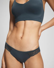 Bikini Panty with Lace - PETROL | Soma Women