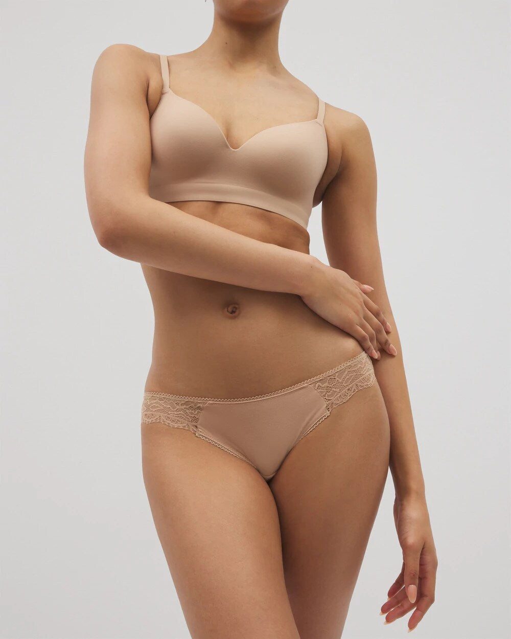 Bikini Panty with Lace - WARM AMBER | Soma Women