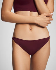 Lace Back Bikini Panty - VELVET PLUM | Soma Women