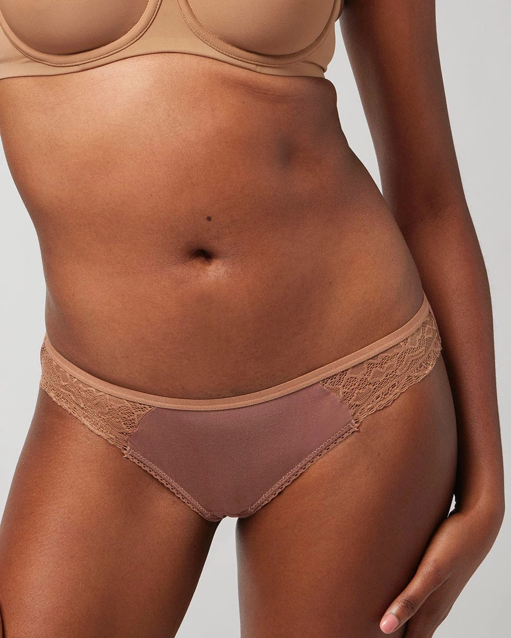 Bikini Panty with Enchanting Lace - WARM SIENNA | Soma Women