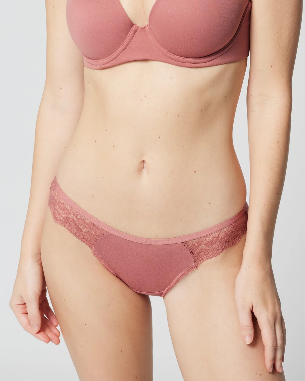 Bikini Panty with Enchanting Lace - CLAY ROSE | Soma Women