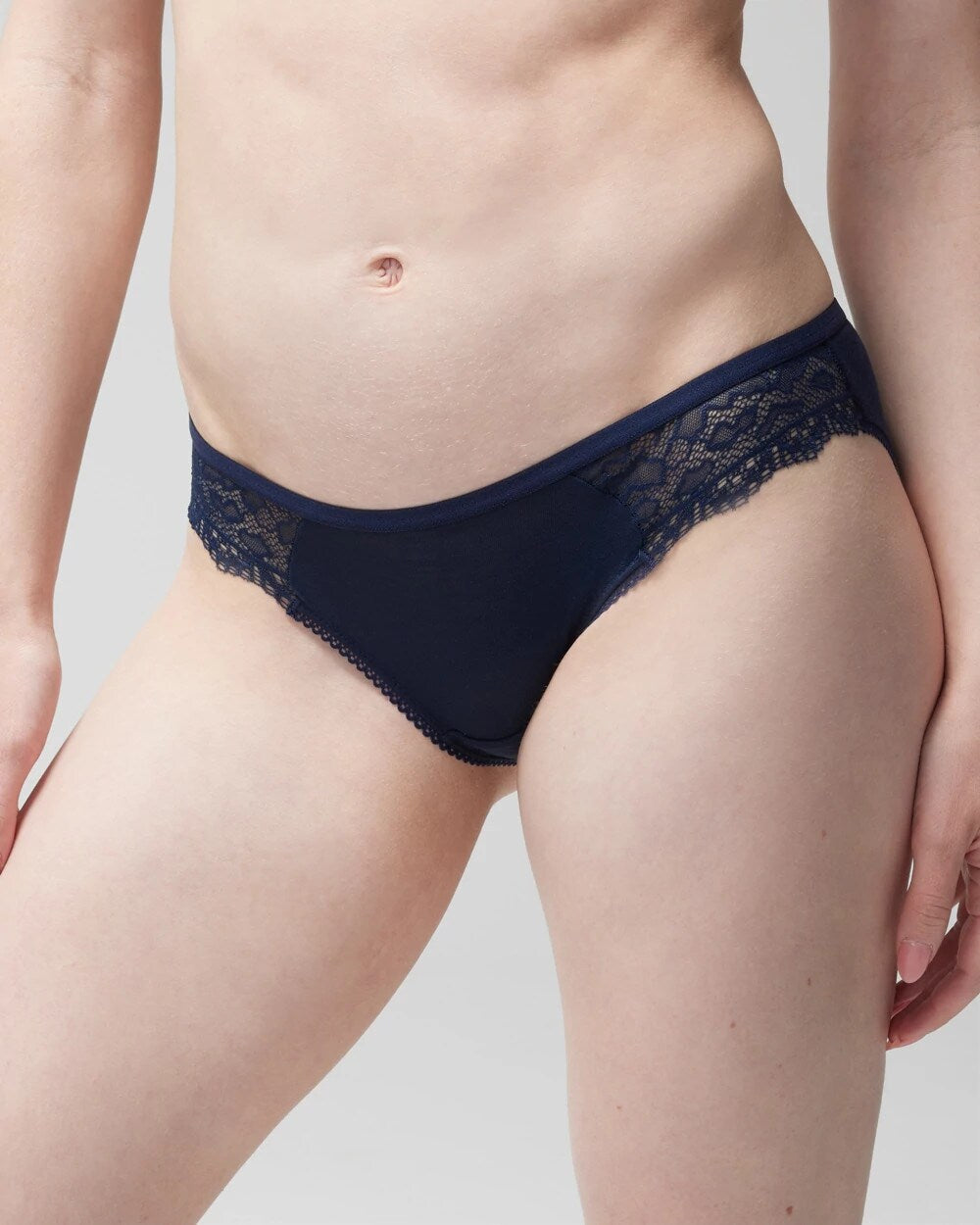 Bikini Panty with Enchanting Lace - NIGHTFALL NAVY | Soma Women