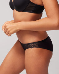 Bikini Panty with Enchanting Lace - BLACK | Soma Women