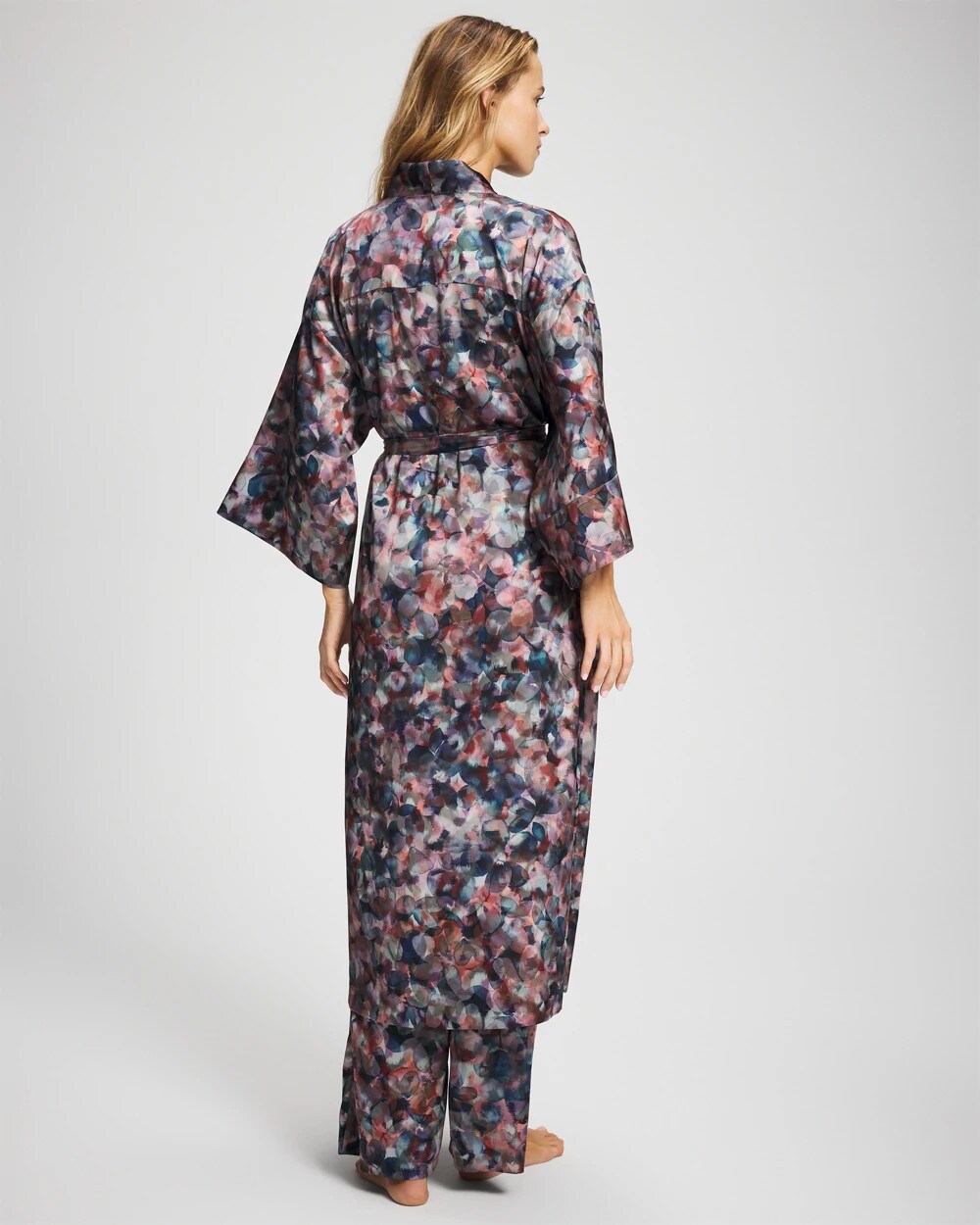 Long Robe - PETAL MOSAIC PETROL | Soma Women