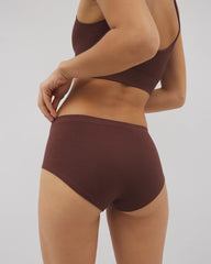 Seamless Rib Boyshort Panty - MOCHA | Soma Women