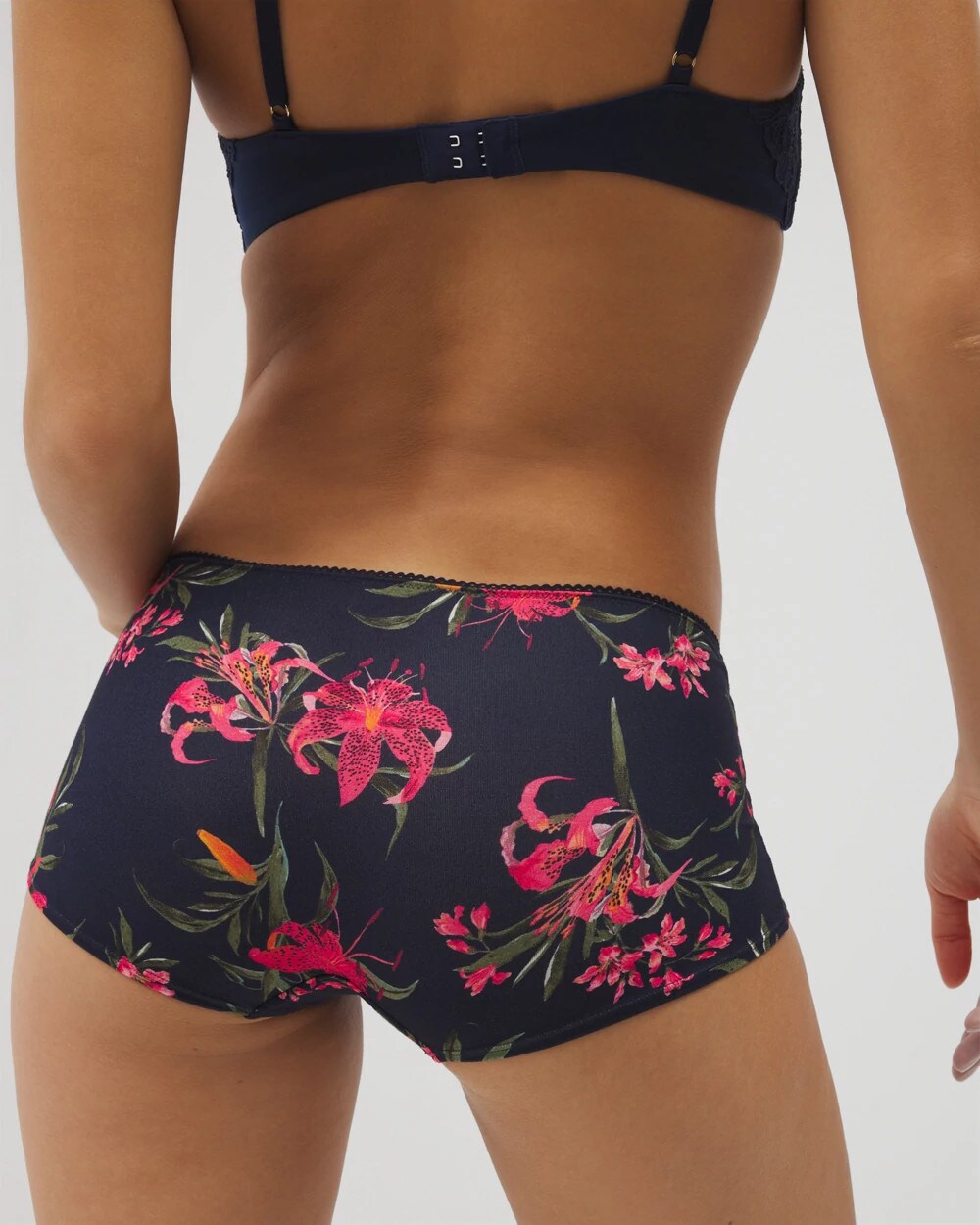 Lace Boyshort Panty - LE TIGRE FLORA MINI NAVY | Soma Women