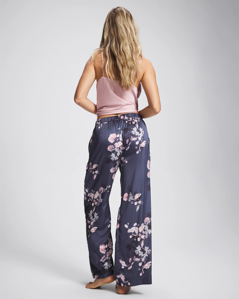 Piped Pajama Pant - FLORAL DREAMS GRAY | Soma Women