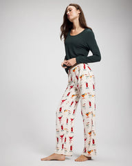 Packaged Long-Sleeve Pant Pajama Set - MERRY MIXES CHAMP | Soma Women