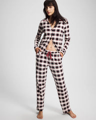 Ankle Pajama Pant - DREAMSCAPE PLAID BLACK | Soma Women