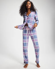 Ankle Pajama Pant - PRETTY PLAID SUNDOWN | Soma Women