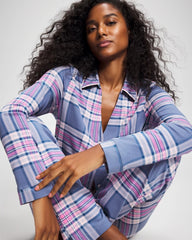 Ankle Pajama Pant - PRETTY PLAID SUNDOWN | Soma Women