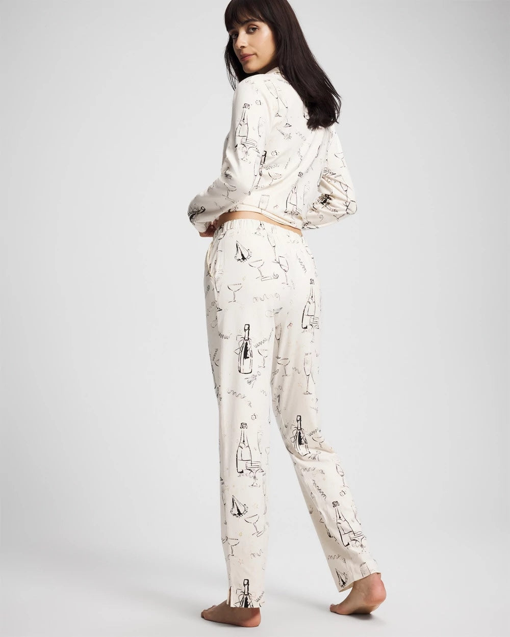 Ankle Pajama Pant - FIZZ THE SEASON FOIL | Soma Women