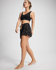 Pajama Shorts - STELLAR SCENE BLACK/FOIL | Soma Women