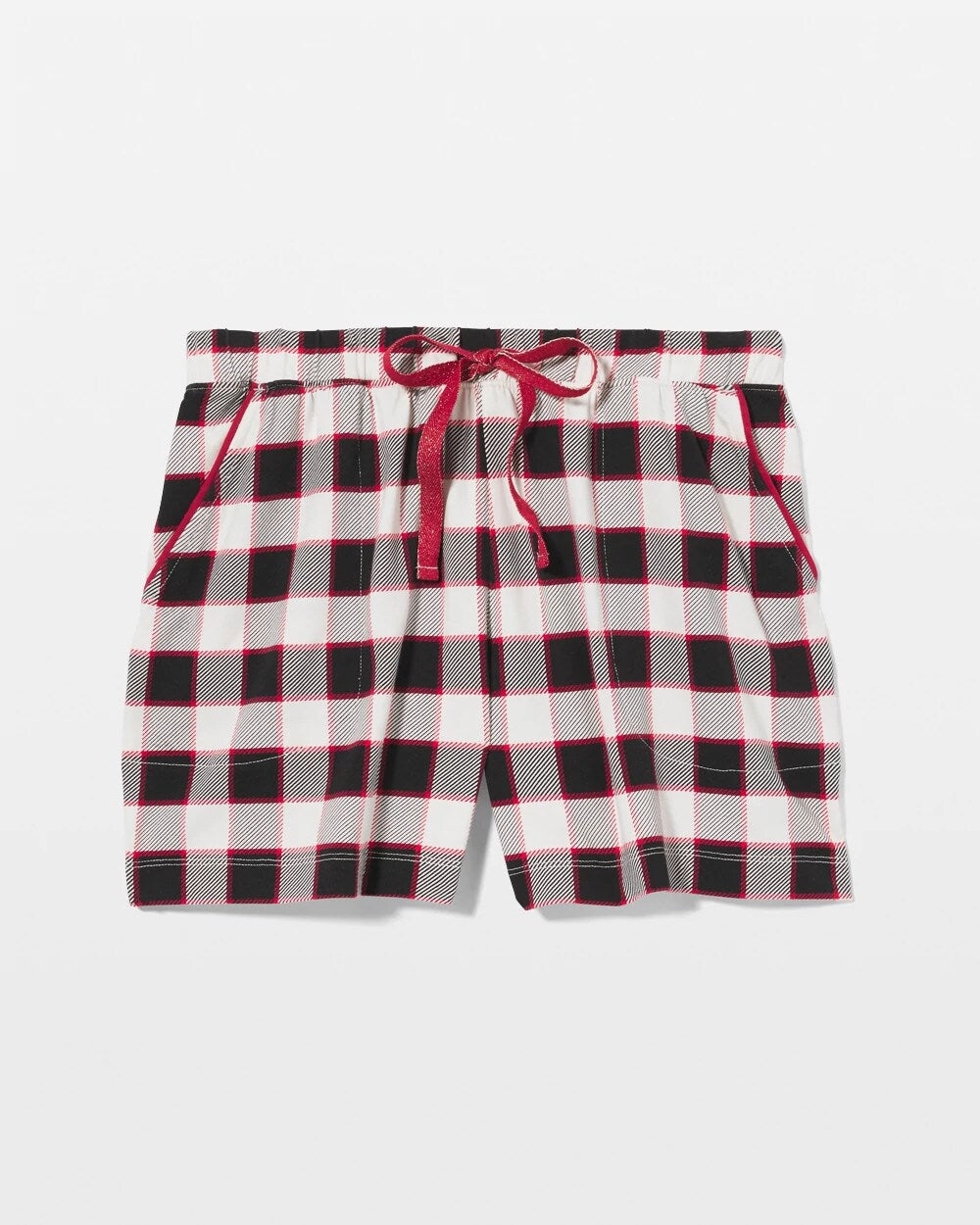 Pajama Shorts - DREAMSCAPE PLAID BLACK | Soma Women