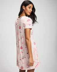 Short Sleeve Sleepshirt - BE MINE PRETTY PINK | Soma Women