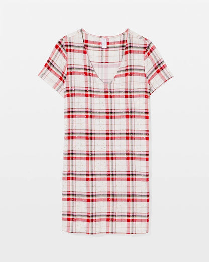 Short Sleeve Sleepshirt - TARTAN TEXTILE CHAMP | Soma Women