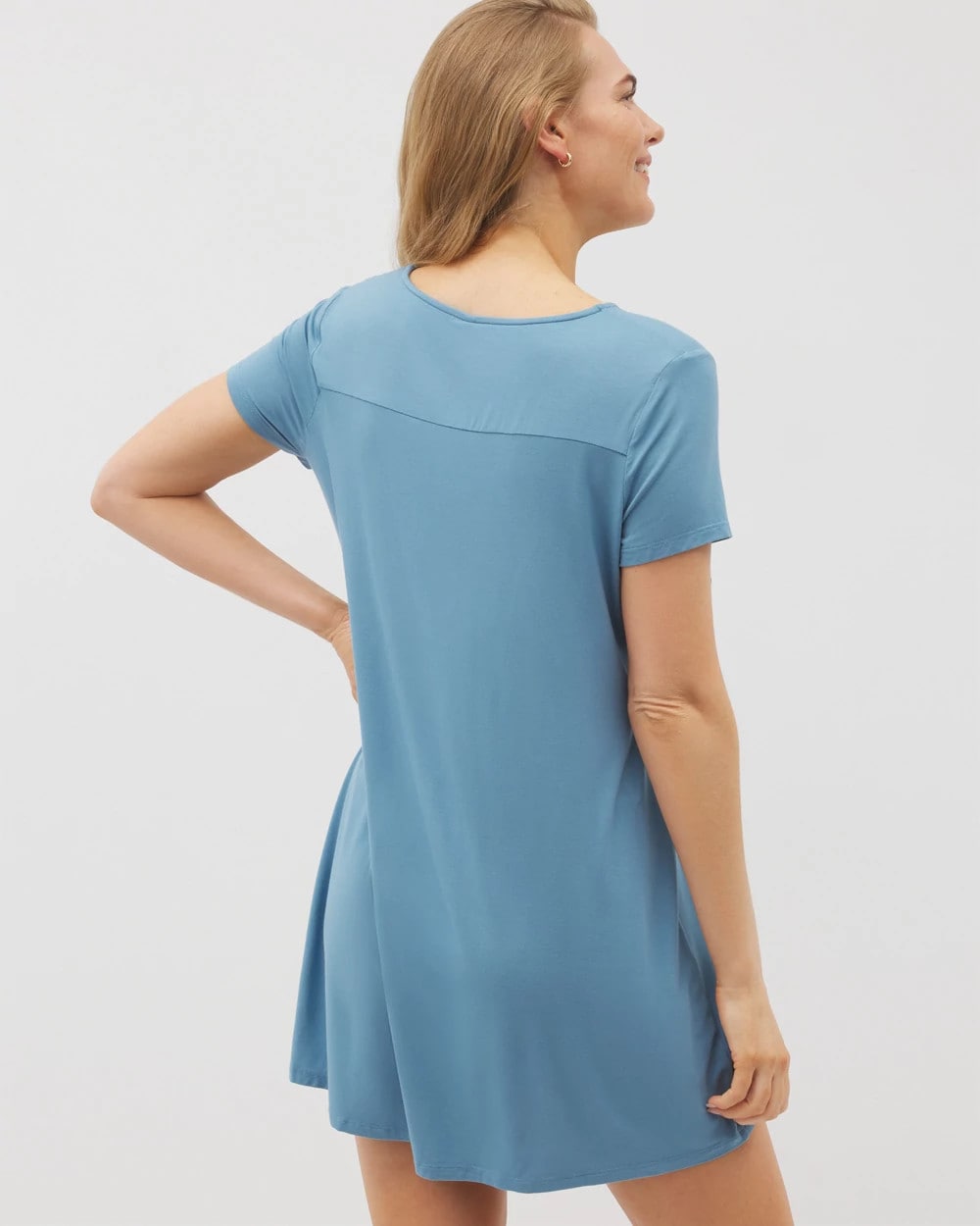 Short Sleeve Sleepshirt - BLUE HEAVEN | Soma Women