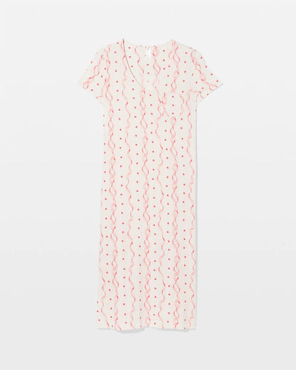 Short Sleeve Long Sleepshirt - COQUETTE VALENTINE CHAMP | Soma Women