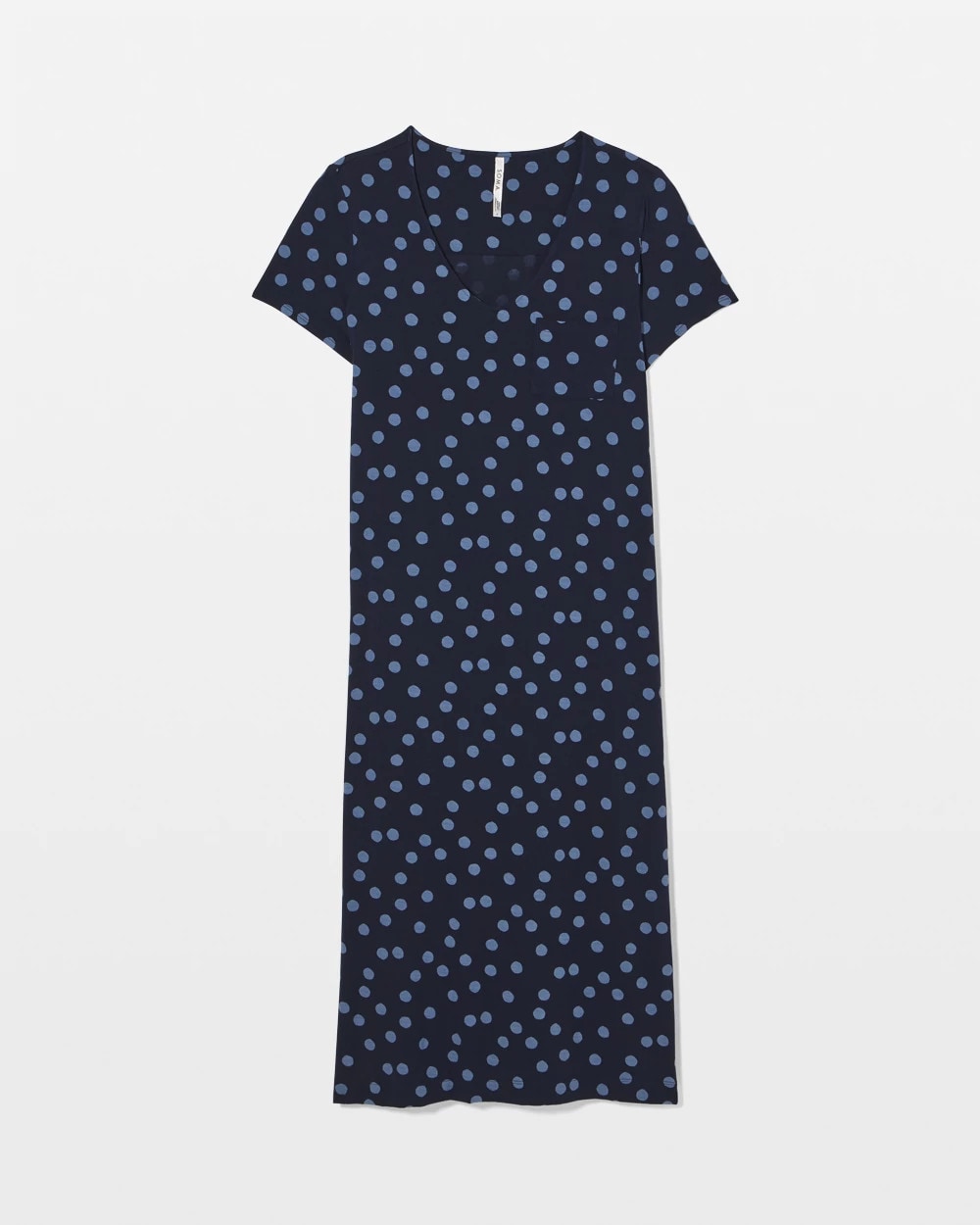 Short Sleeve Long Sleepshirt - MOVEMENT DOT NAVY | Soma Women