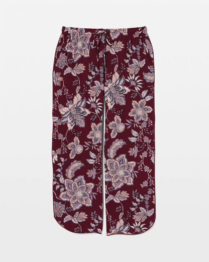 Piped Crop Pajama Pants - PAISLEY SPLENDOR PLUM | Soma Women