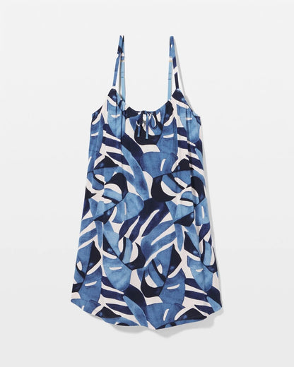 Tie-Front Chemise - TROPICAL BREEZE SKY | Soma Women