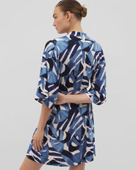 Short Robe - TROPICAL BREEZE SKY | Soma Women