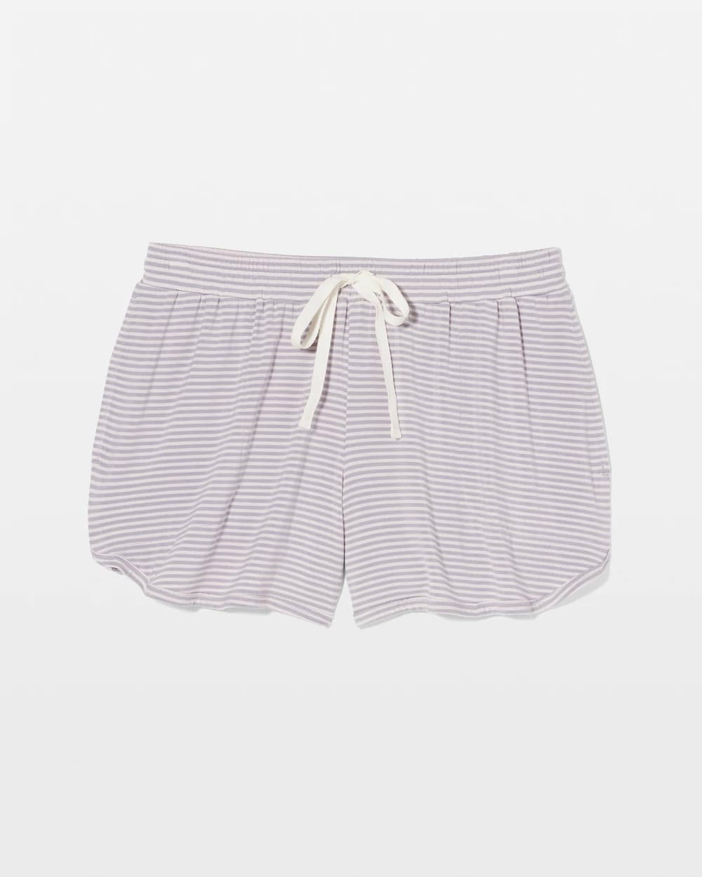 Curved Hem Pajama Shorts - NIGHTCAP STRIPE LILAC ASH | Soma Women