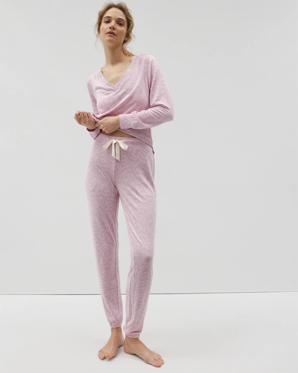Banded Ankle Pajama Pant - CANT BE TAMED LILAC | Soma Women