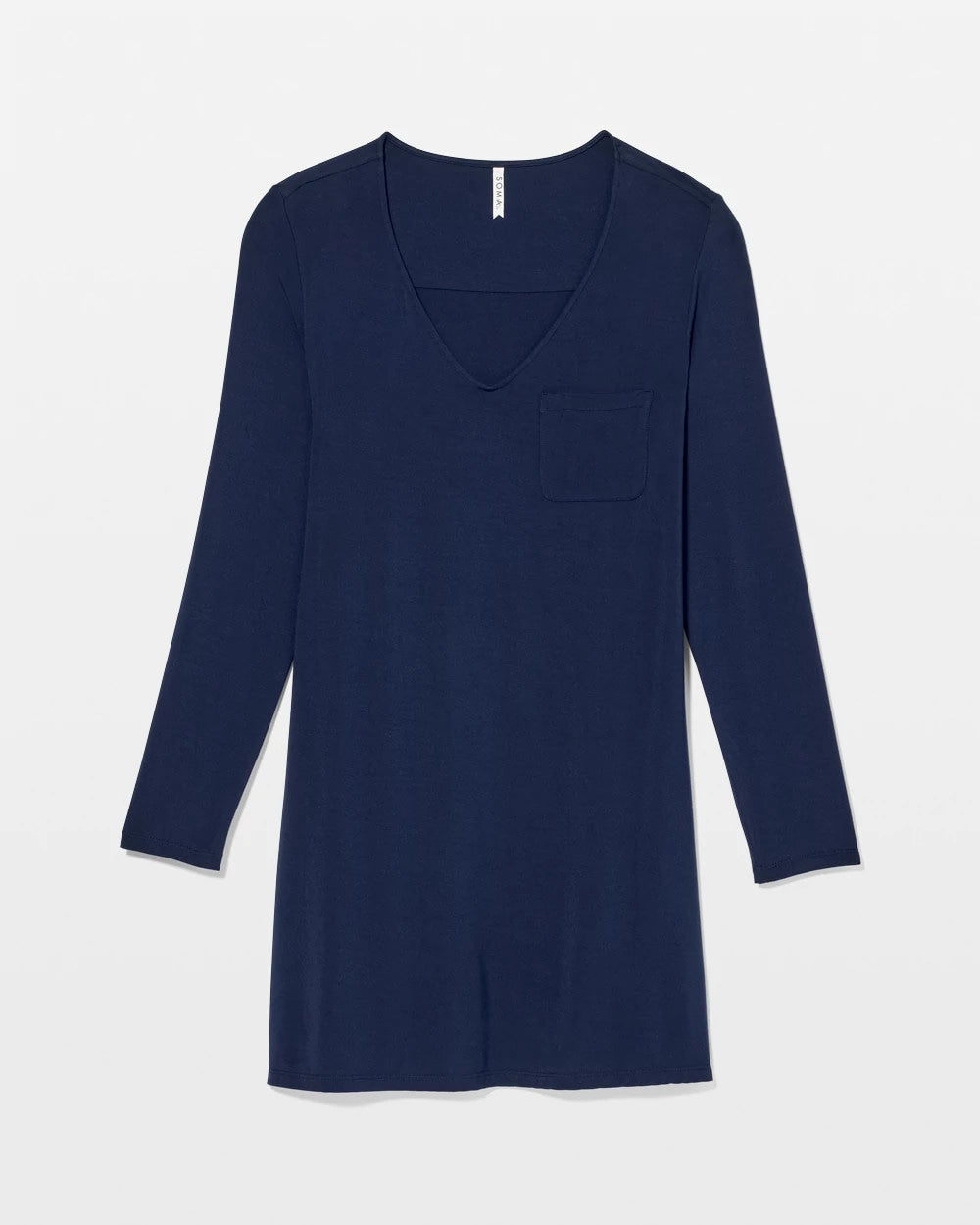 Long-Sleeve Sleepshirt - NIGHTFALL NAVY | Soma Women