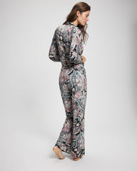 Printed Pajama Pant - REGAL PAISLEY BLACK | Soma Women