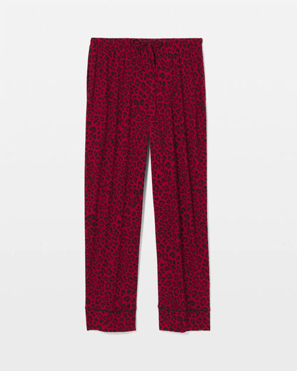 Printed Pajama Pant - FELINE PAINT THE TOWN RED | Soma Women