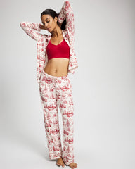 Printed Pajama Pant - ENCHANTED TOILE CHAMPAGNE | Soma Women