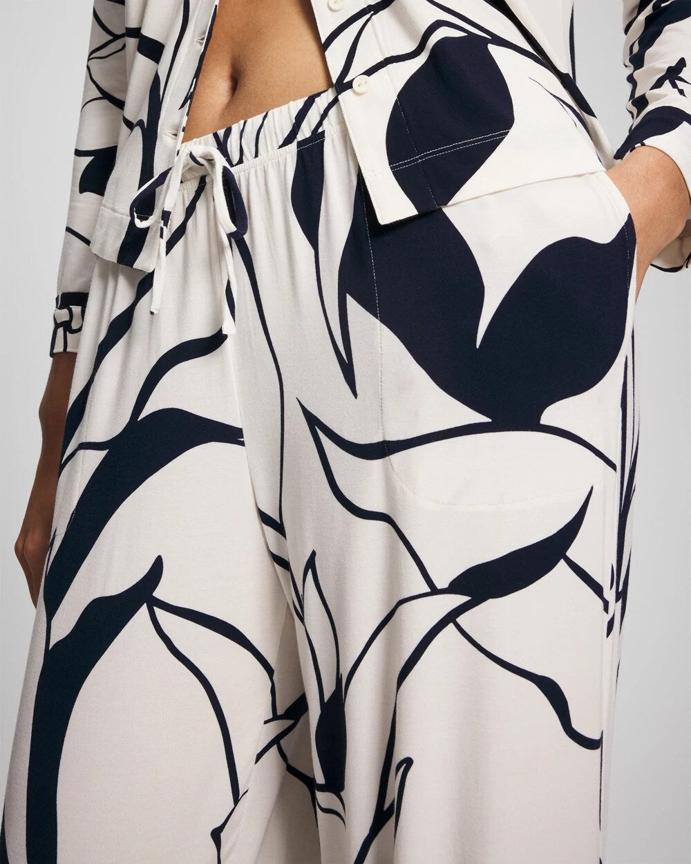 Printed Pajama Pant - NOUVEAU FLORA CHAMP | Soma Women