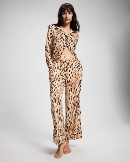 Printed Pajama Pant - SPLENDID LEOPARD AMBER | Soma Women