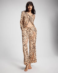Printed Pajama Pant - SPLENDID LEOPARD AMBER | Soma Women