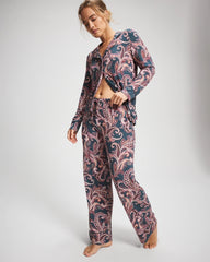 Printed Pajama Pant - IMPERIAL PAISLEY MD PET | Soma Women