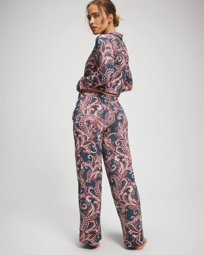 Printed Pajama Pant - IMPERIAL PAISLEY MD PET | Soma Women