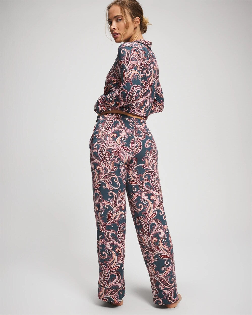Printed Pajama Pant - IMPERIAL PAISLEY MD PET | Soma Women