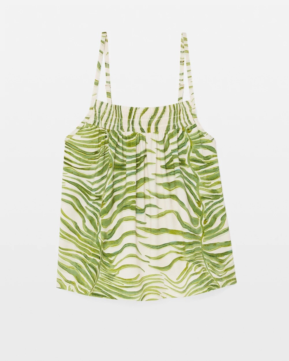 Smocked Pajama Cami - INTO THE GROOVE WHITE SMK | Soma Women