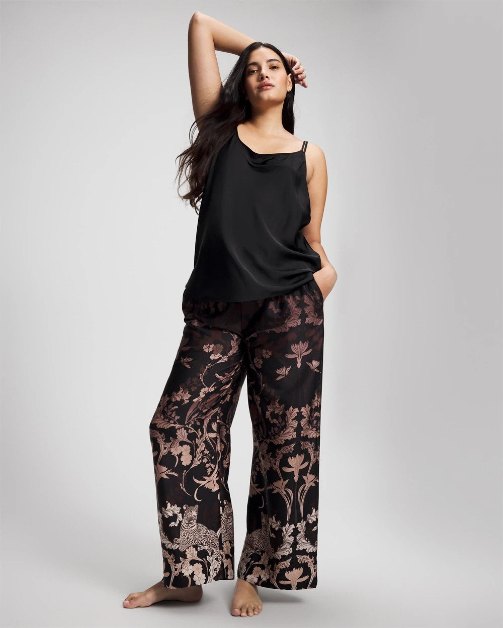 Pajama Pants - SAVANNA DAMASK BDR | Soma Women