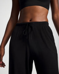 Ankle Pajama Pant - BLACK | Soma Women