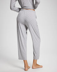 Ankle Pajama Pant - PEACEFUL DOT HEATHER | Soma Women