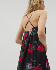 Lace Trim Chemise - RHAPSODY FLORA BLACK | Soma Women