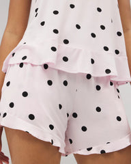Ruffle Pajama Tank - CHEERFUL DOT B SUGAR | Soma Women