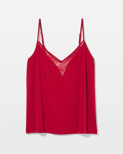 Lace Trim Cami - PAINT THE TOWN RED | Soma Women