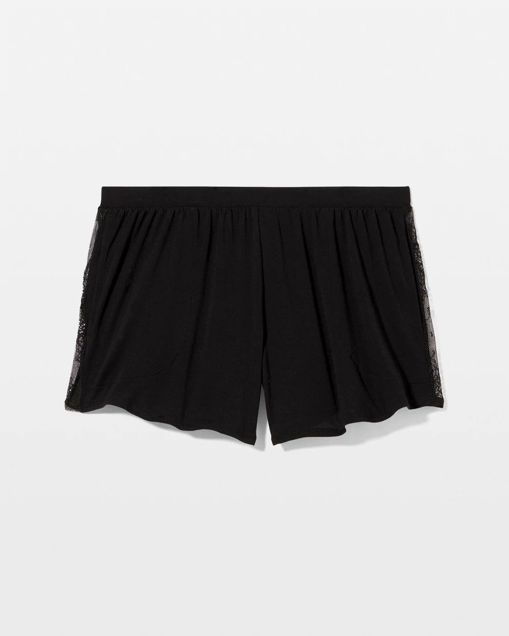 Lace Relaxed Pajama Short - BLACK | Soma Women