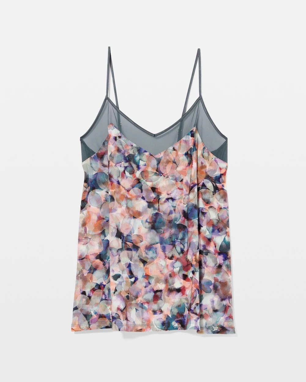 Mesh Trim Pajama Cami - PETAL MOSAIC PETROL | Soma Women
