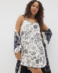 V-Neck Chemise - MEANDERING GARDEN CHAMP | Soma Women