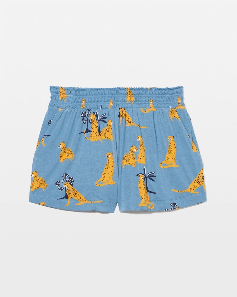Pajama Shorts - FELINE FUN BLUE HEAVEN | Soma Women