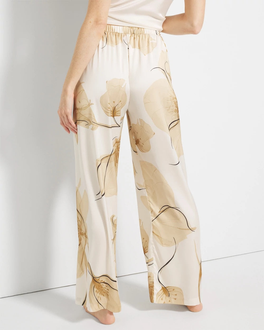 Printed Pajama Pants - CHIFFON FLORAL G CHMP DRM | Soma Women